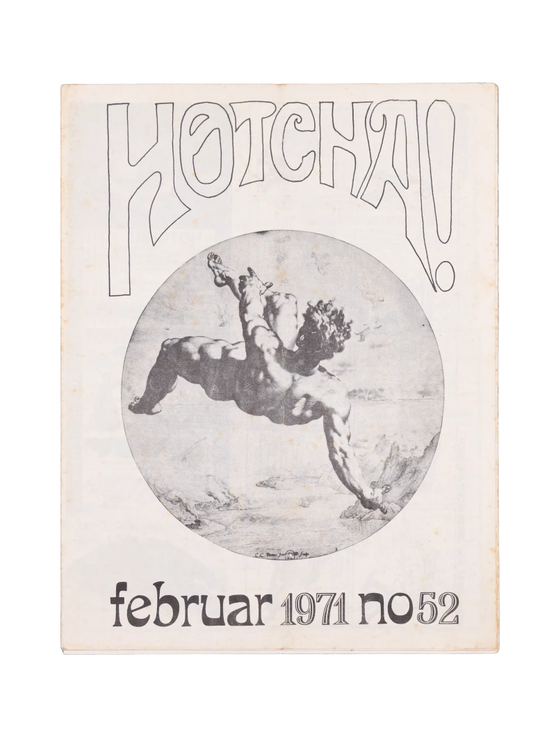 Weißes Papier mit schwarz bedruckt, Din A4. Ein selbstgezeichneter Schriftzug 